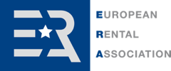 Sini-harmaa logo jossa lukee European rental association.